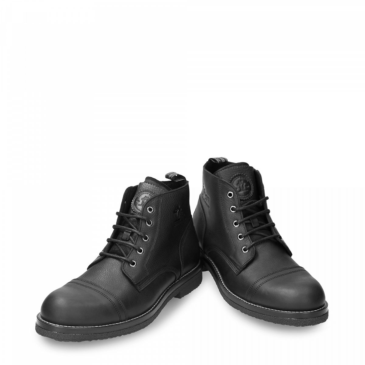 Bottines Panama Jack Slot Doublure en cuir Noir Homme | YUX-47603872