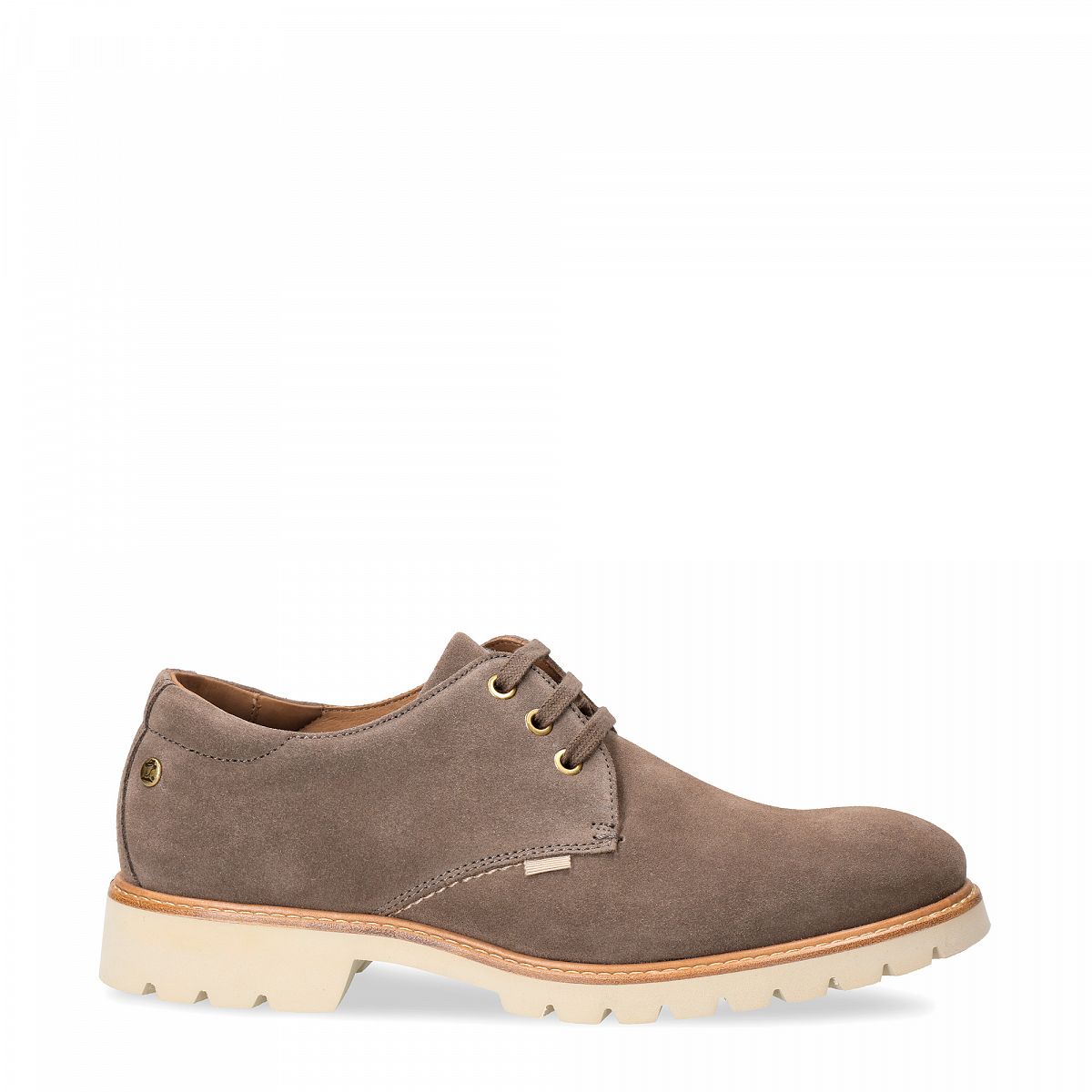 Chaussures Panama Jack Gadner Suède Doublure en cuir Grise Homme | CSZ-68464249