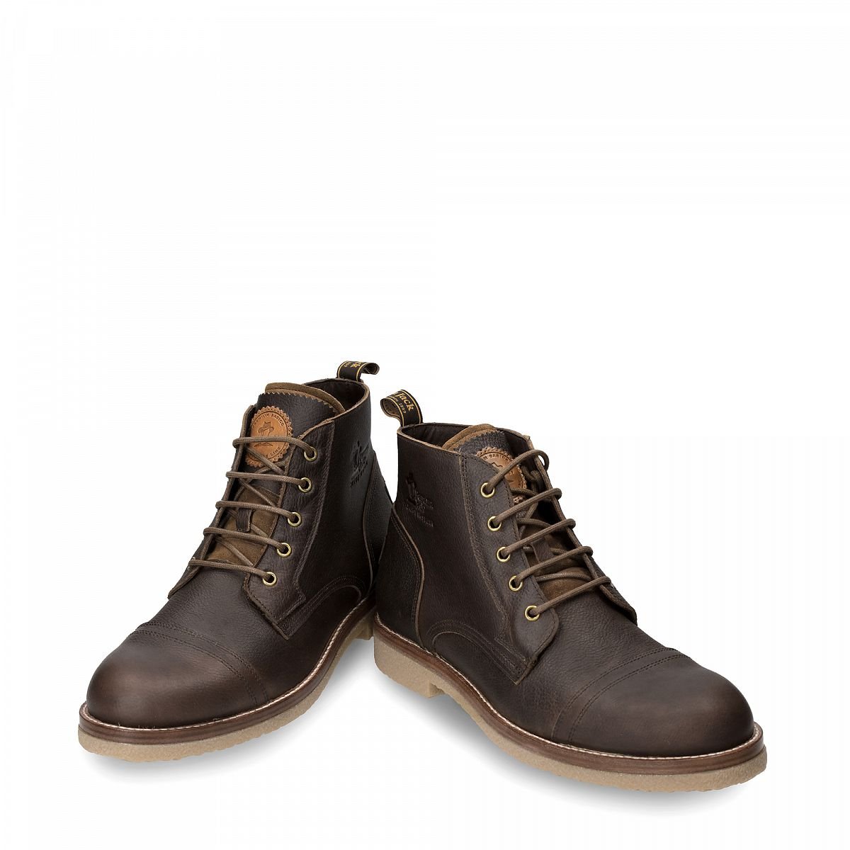 Bottines Panama Jack Slot Doublure en cuir Marron Homme | PYU-33485886