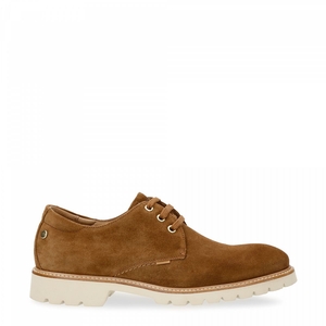 Chaussures Panama Jack Gadner Suède Doublure en cuir Marron Homme | XBA-04316099